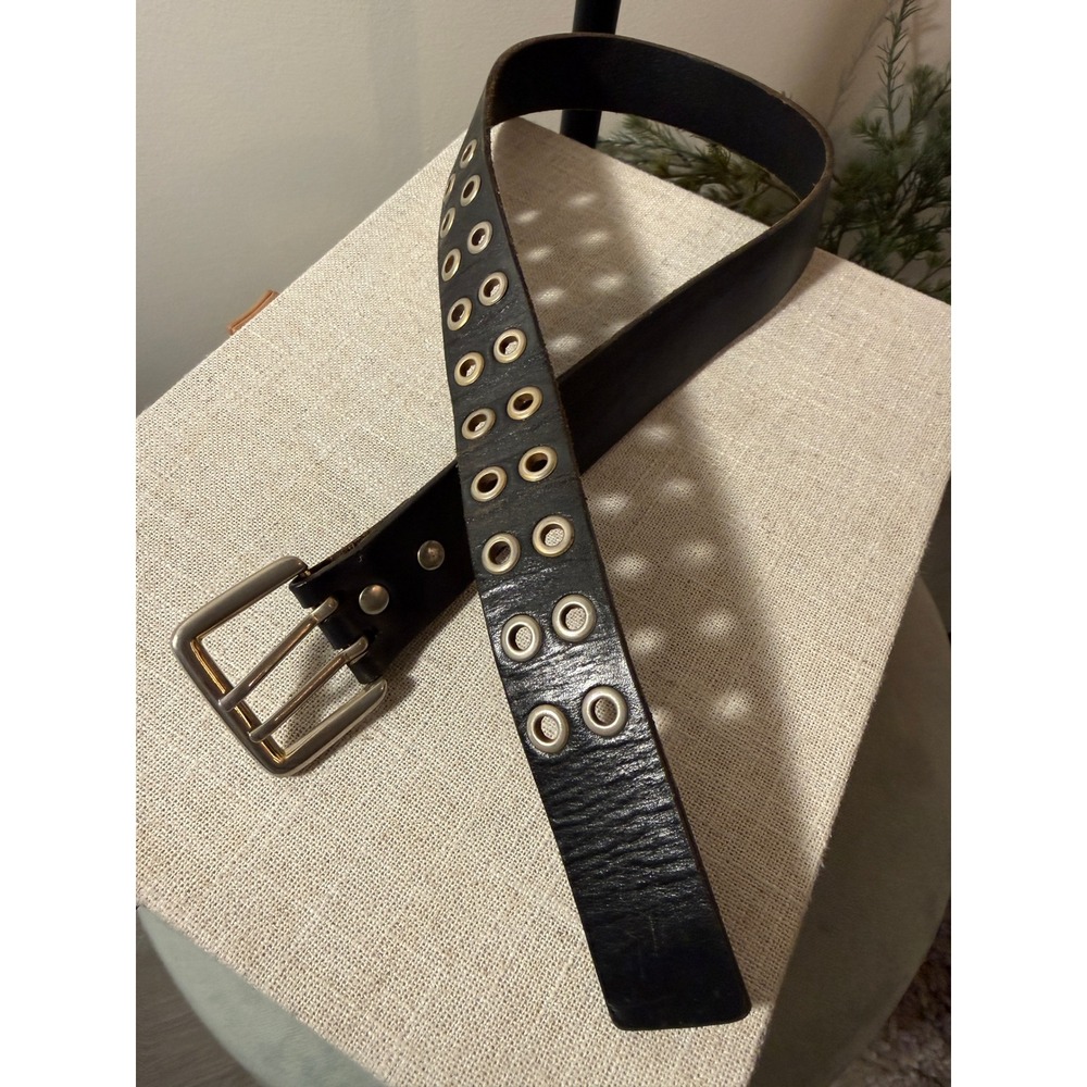 Gentle Fawn belt sm buckle rivets 90s indie sleaze goth retro skater leather